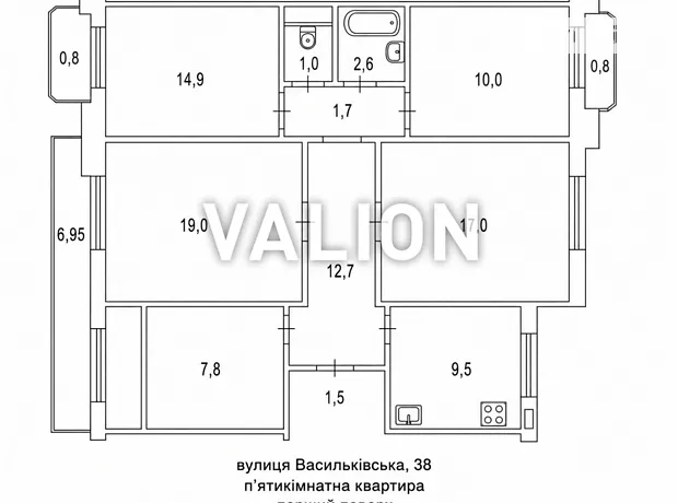 Квартира на вул. Васильківська, 38 в Києві, ID 277659, фото №21