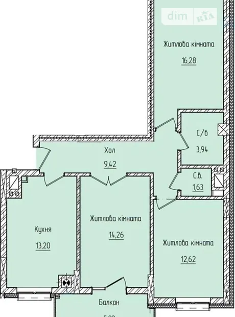 Квартира на вул. Науки, 14 в Чернівцях, ID 277895, фото №10