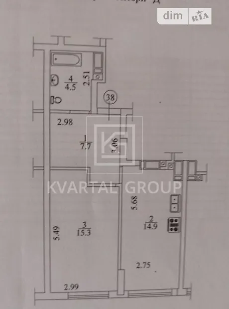 Квартира на вул. Виговського в Києві, ID 278967, фото №9