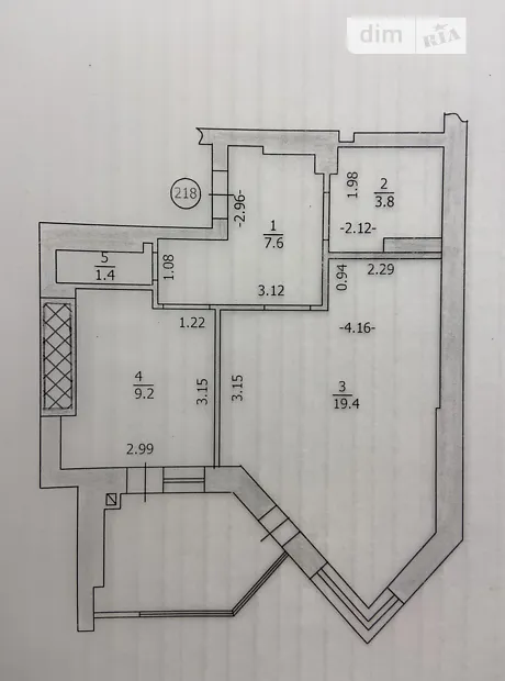 Квартира на вул. Теплична, 38 в Києві, ID 313216, фото №16
