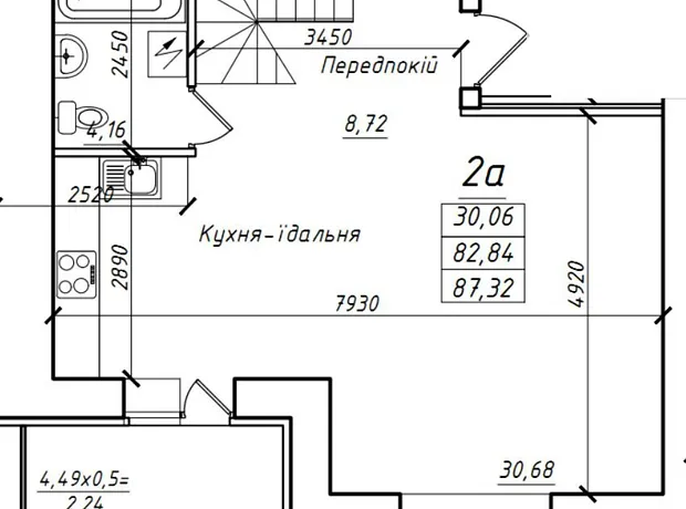 Квартира на вул. Джохара Дудаєва, 3 в Полтаві, ID 280459, фото №6