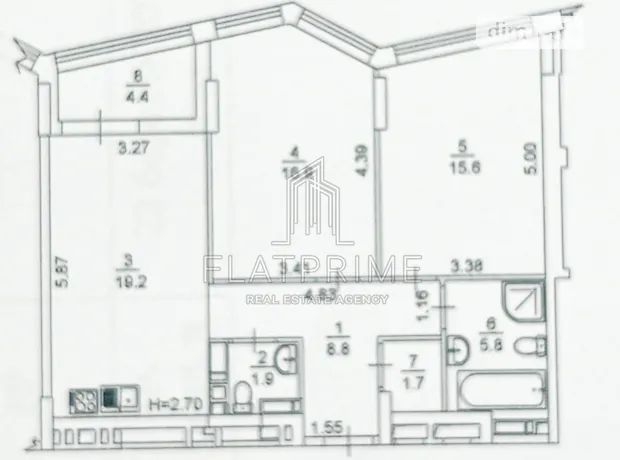 Квартира на вул. Берковецька, 4Д в Києві, ID 280575, фото №17