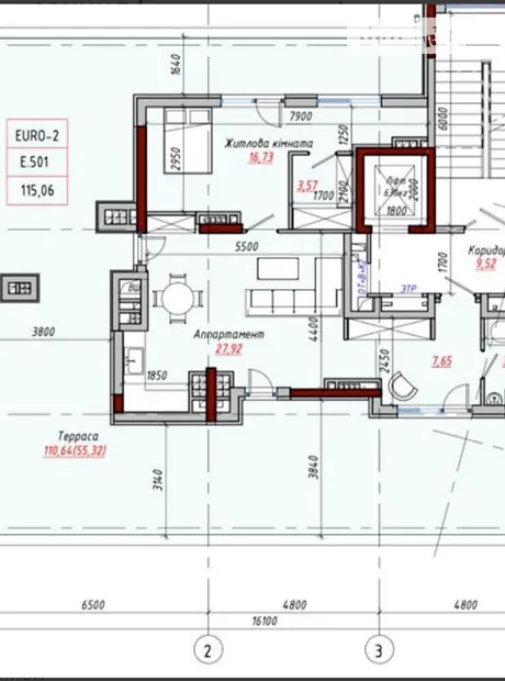 Квартира на вул. Дачна, 28 в Одесі, ID 282729, фото №13