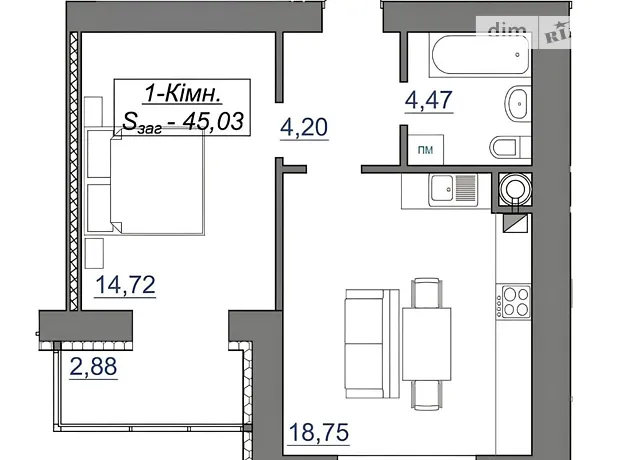 Квартира на вул. Бугая в Івано-Франківську, ID 310438, фото №15