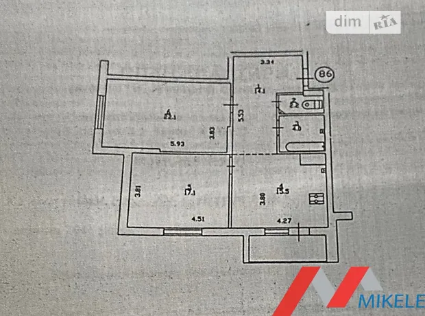 Квартира на вул. Авіаконструктора Ігоря Сікорського, 1Б в Києві, ID 285014, фото №14