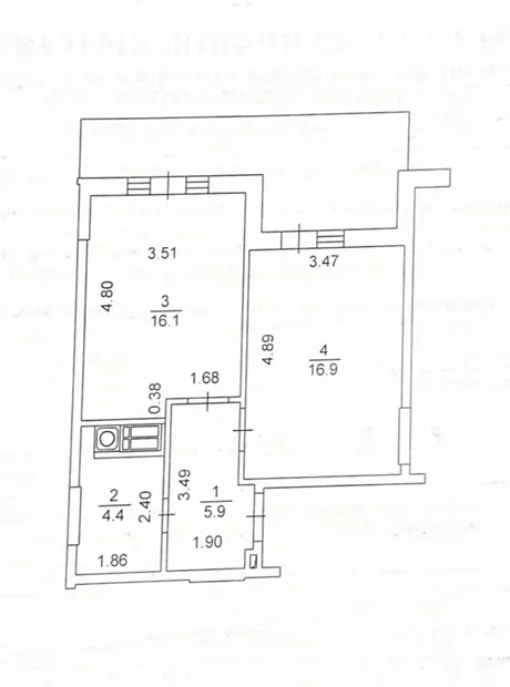 Квартира на вул. Лугова, 36А в Києві, ID 310812, фото №16