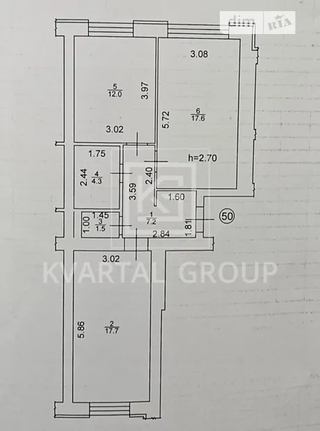 Квартира на вул. Ольги Кобилянської 1В/12 в Києві, ID 285759, фото №1