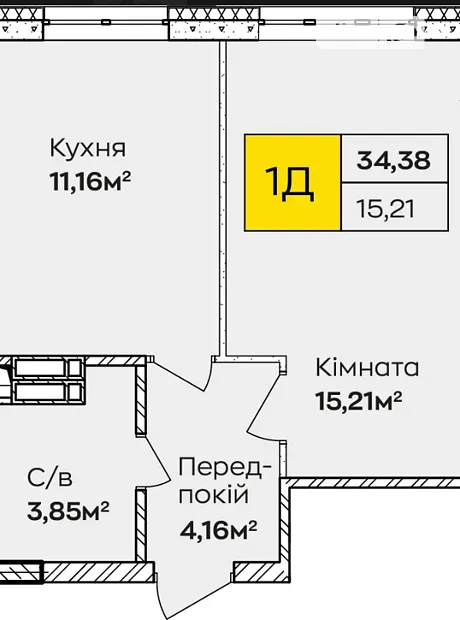 Квартира на вул. Тепловозна, 28 в Києві, ID 287474, фото №9