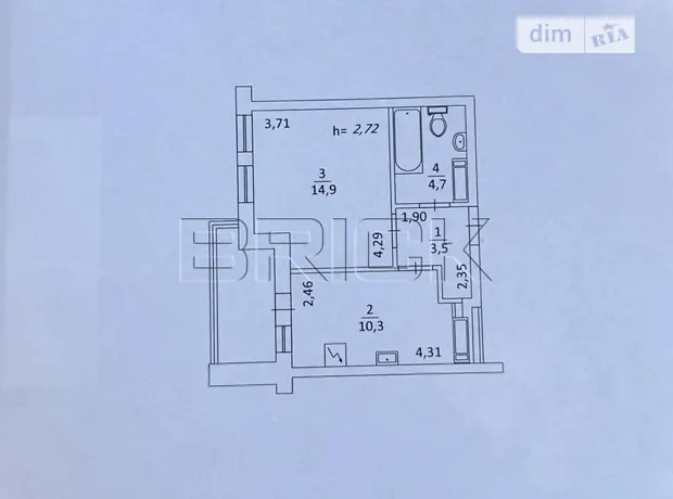 Квартира на вул. Володимира Сосюри, 6Б в Києві, ID 288391, фото №4