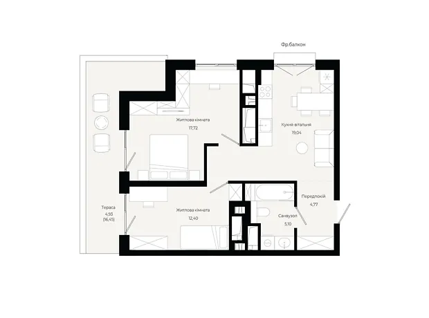 Квартира на вул. Героїв Крут в Львові, ID 310515, фото №6