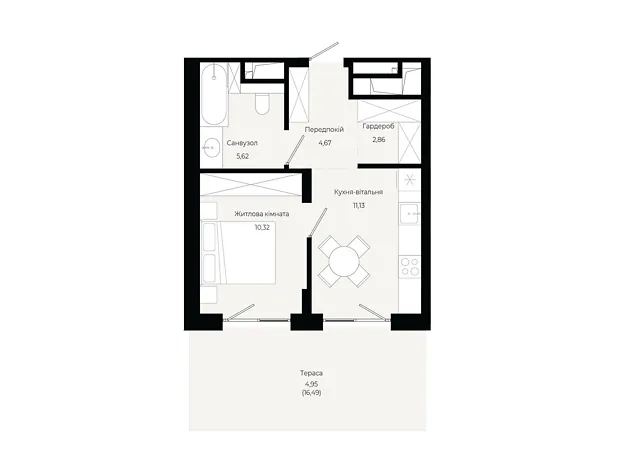 Квартира на вул. Героїв Крут в Львові, ID 310514, фото №6