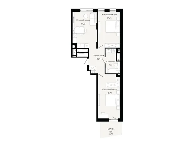 Квартира на вул. Героїв Крут в Львові, ID 310581, фото №6