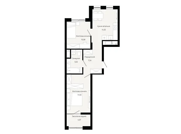 Квартира на вул. Героїв Крут в Львові, ID 310577, фото №6