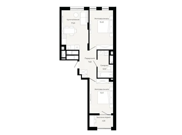 Квартира на вул. Героїв Крут в Львові, ID 310591, фото №6