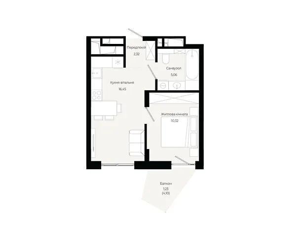 Квартира на вул. Героїв Крут в Львові, ID 310600, фото №6