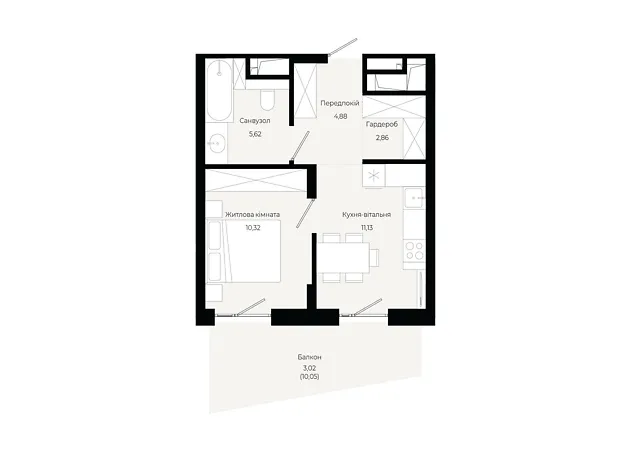 Квартира на вул. Героїв Крут в Львові, ID 310601, фото №6