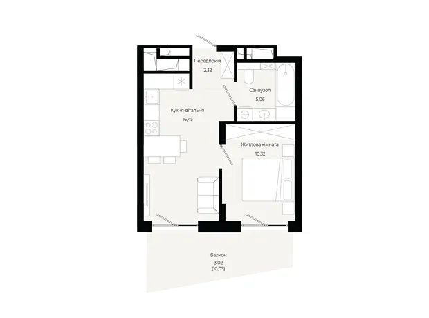 Квартира на вул. Героїв Крут в Львові, ID 310605, фото №6