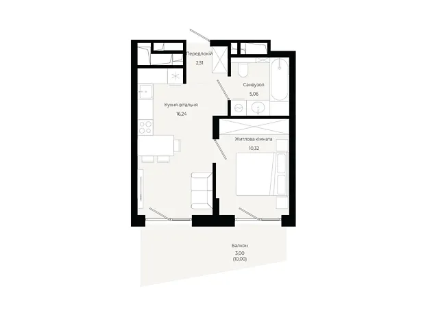 Квартира на вул. Героїв Крут в Львові, ID 310517, фото №6