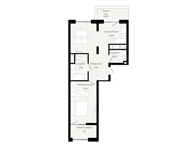 Квартира на вул. Героїв Крут в Львові, ID 310521, фото №6