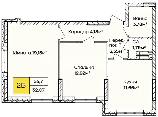 Квартира на вул. Тепловозна, 28 в Києві, ID 290750, фото №16