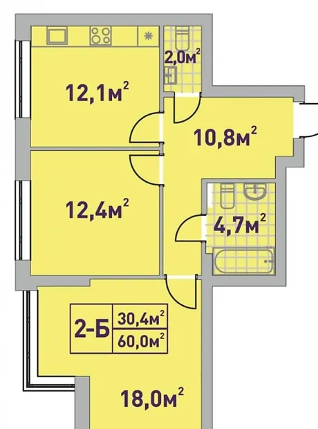 Квартира на вул. Університетська, 3 в Києві, ID 290792, фото №10