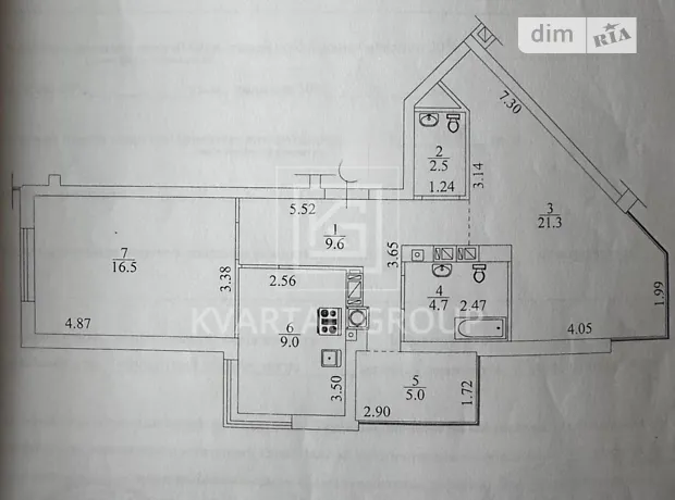 Квартира на вул. Прорізна, 9 в Києві, ID 313188, фото №5