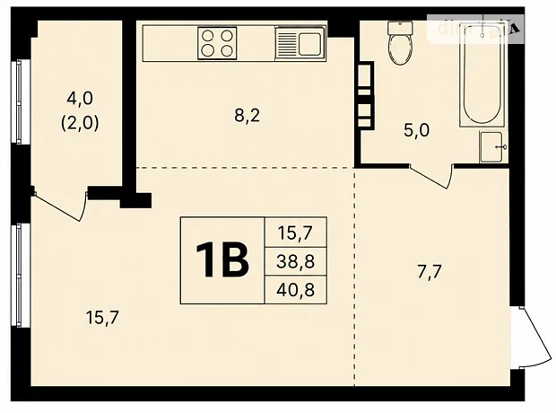 Квартира на вул. Героїв Крут, 16 в Києві, ID 311015, фото №2
