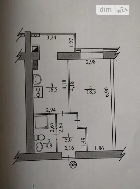 Квартира на вул. Любецька, 110 в Чернігів, ID 295880, фото №2
