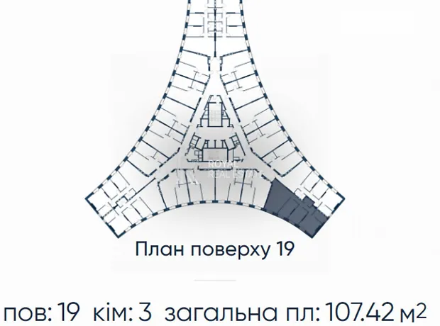 Квартира на просп. Степана Бандери, 30 в Києві, ID 298047, фото №3
