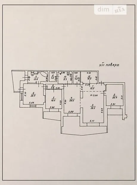 Квартира на бул. Гетьмана Сагайдачного, 9А в Одесі, ID 301151, фото №29