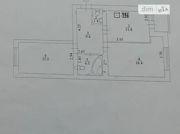 Квартира на вул. Давидчука, 42 в Києві, ID 299843, фото №9