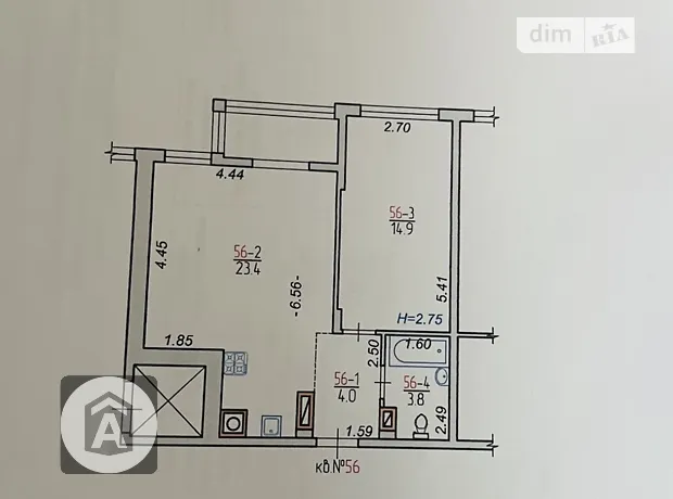 Квартира на вул. Боголюбова, 11А в Києві, ID 300144, фото №2