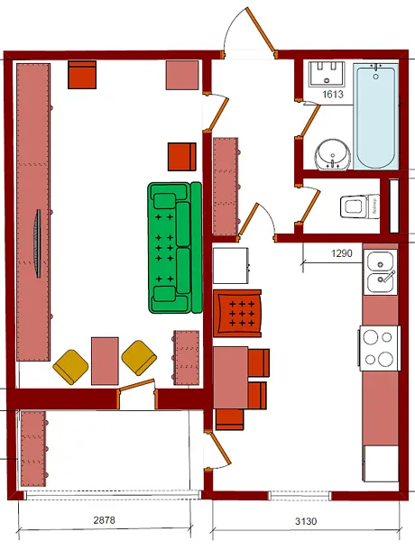 Квартира на вул. Братиславська, 9А в Києві, ID 300094, фото №8