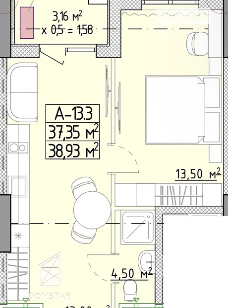 Квартира на вул. Генуезька 1/1 в Одесі, ID 301322, фото №5