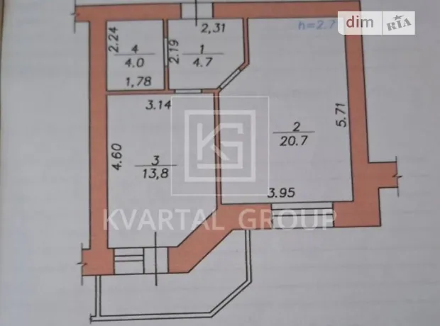 Квартира на вул. Нове Шосе, 16 в Києві, ID 300610, фото №8