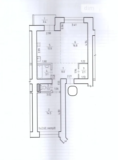 Квартира на вул. Нове Шосе, 8 в Києві, ID 304025, фото №35