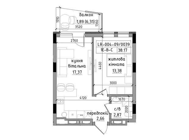 Квартира на вул. Василя Гаджеги, 1 в Ужгороді, ID 312329, фото №6