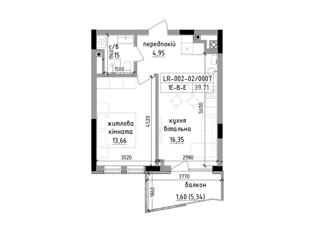 Квартира на вул. Василя Гаджеги, 1 в Ужгороді, ID 312317, фото №6