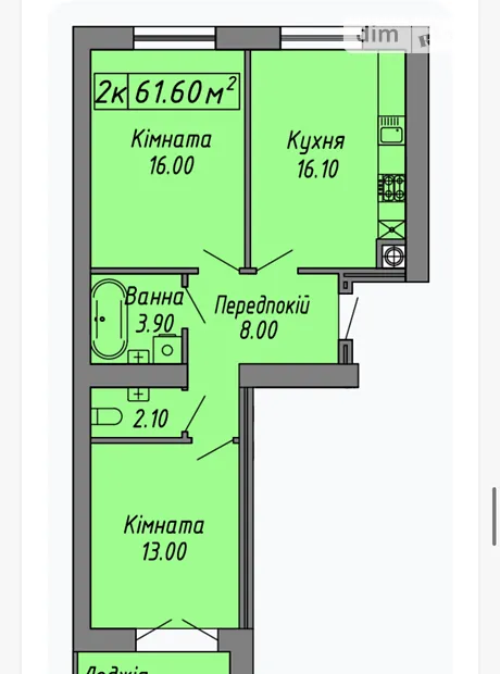 Квартира на вул. Бандери Степана, 60 в Івано-Франківськ, ID 323039, фото №2