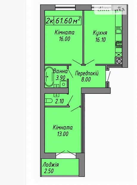 Квартира на вул. Бандери Степана, 60 в Івано-Франківську, ID 323039, фото №18