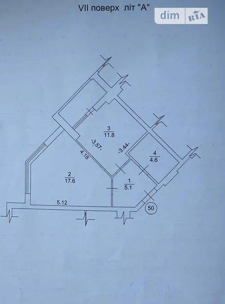 Квартира на вул. Ольги Кобилянської, 1В в Києві, ID 314029, фото №1