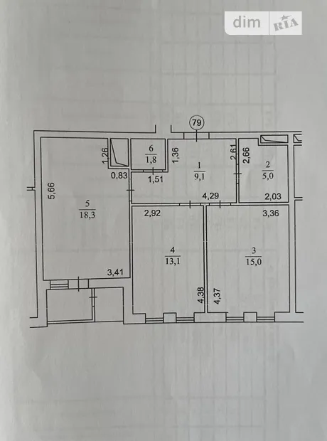 Квартира на вул. Гліба Бабича, 8Г в Києві, ID 314276, фото №11