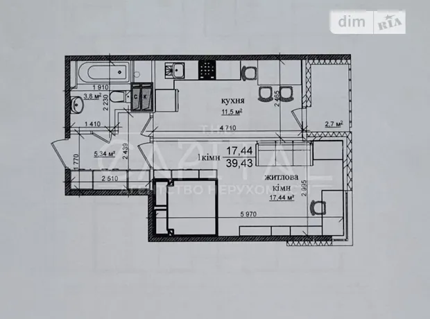 Квартира на вул. Клавдіївська, 40 в Київ, ID 314313, фото №1