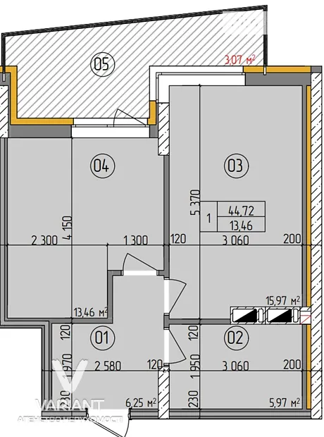 Квартира на вул. Грушевського, 2 в Ужгороді, ID 314471, фото №10
