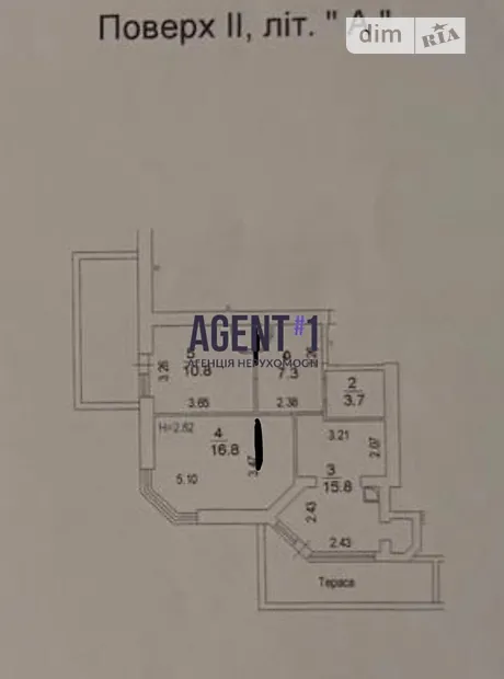 Квартира на вул. Боголюбова, 34 в Києві, ID 324107, фото №26