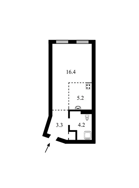 Квартира на вул. Центральна, 21А в Києві, ID 324092, фото №14