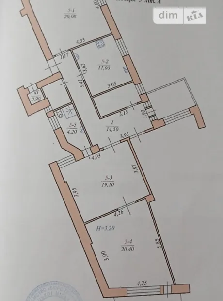 Квартира на вул. Кобилянської Ольги, 31 в Чернівцях, ID 323711, фото №25