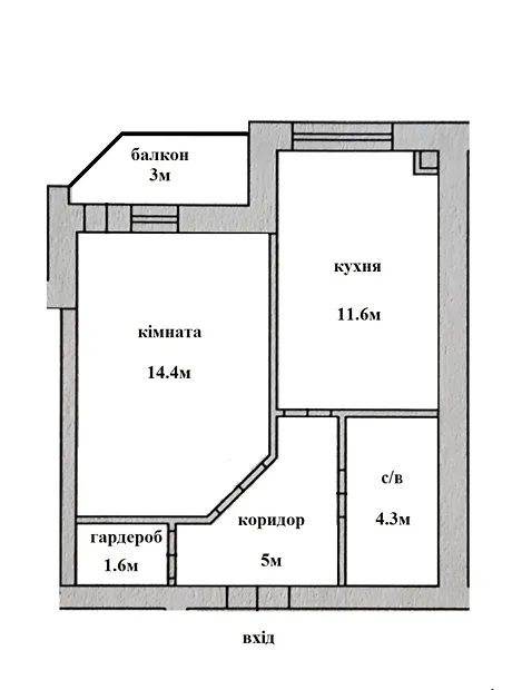 Квартира на вул. Щаслива, 50 в Києві, ID 334779, фото №22