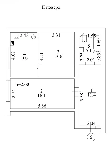 Квартира на вул. Болтенка, 23 в Одесі, ID 323187, фото №13