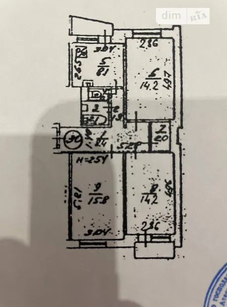 Квартира на вул. Вишгородська, 47Б в Києві, ID 322506, фото №17